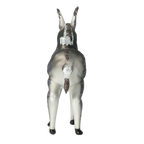 Steadfast Ash Burro | Hand-Painted Glass Ornament | Blubom 2020-055