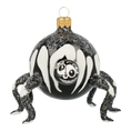 Load image into Gallery viewer, Web Creep Spider Halloween Spider Ornament Handmade Glass Christmas ornament
