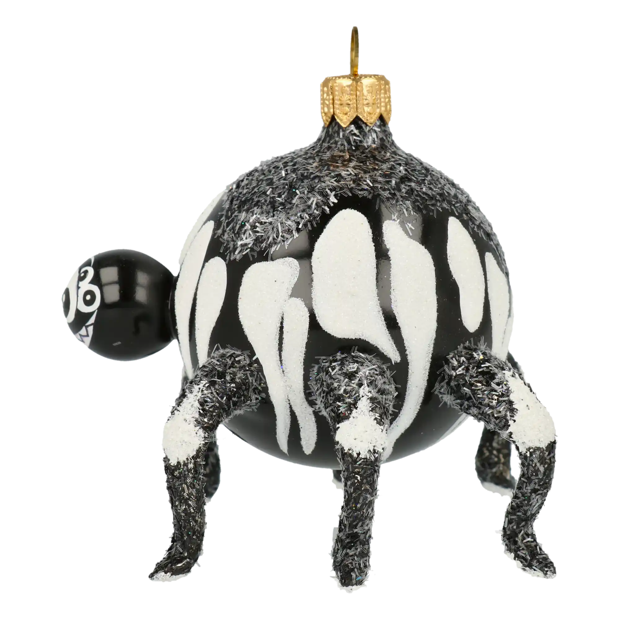 Web Creep Spider Halloween Spider Ornament Handmade Glass Christmas ornament