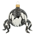 Load image into Gallery viewer, Web Creep Spider Halloween Spider Ornament Handmade Glass Christmas ornament
