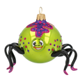 Load image into Gallery viewer, Creeper – Halloween Spider Ornament Handmade Glass Christmas ornament
