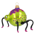 Load image into Gallery viewer, Creeper – Halloween Spider Ornament Handmade Glass Christmas ornament
