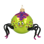 Mirthful Weaver | Hand-Painted Glass Ornament | Blubom 2020-060