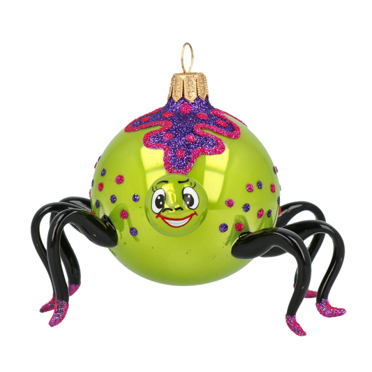 Creeper – Halloween Spider Ornament Handmade Glass Christmas ornament 2020-060