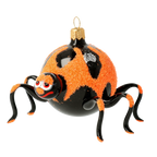 Drowsy Velvet Weaver | Hand-Painted Glass Ornament | Blubom 2020-062