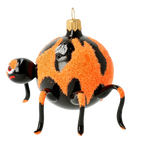 Drowsy Velvet Weaver | Hand-Painted Glass Ornament | Blubom 2020-062