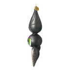 Nocturnal Violet Sentinel | Hand-Painted Glass Ornament | Blubom 2020-065
