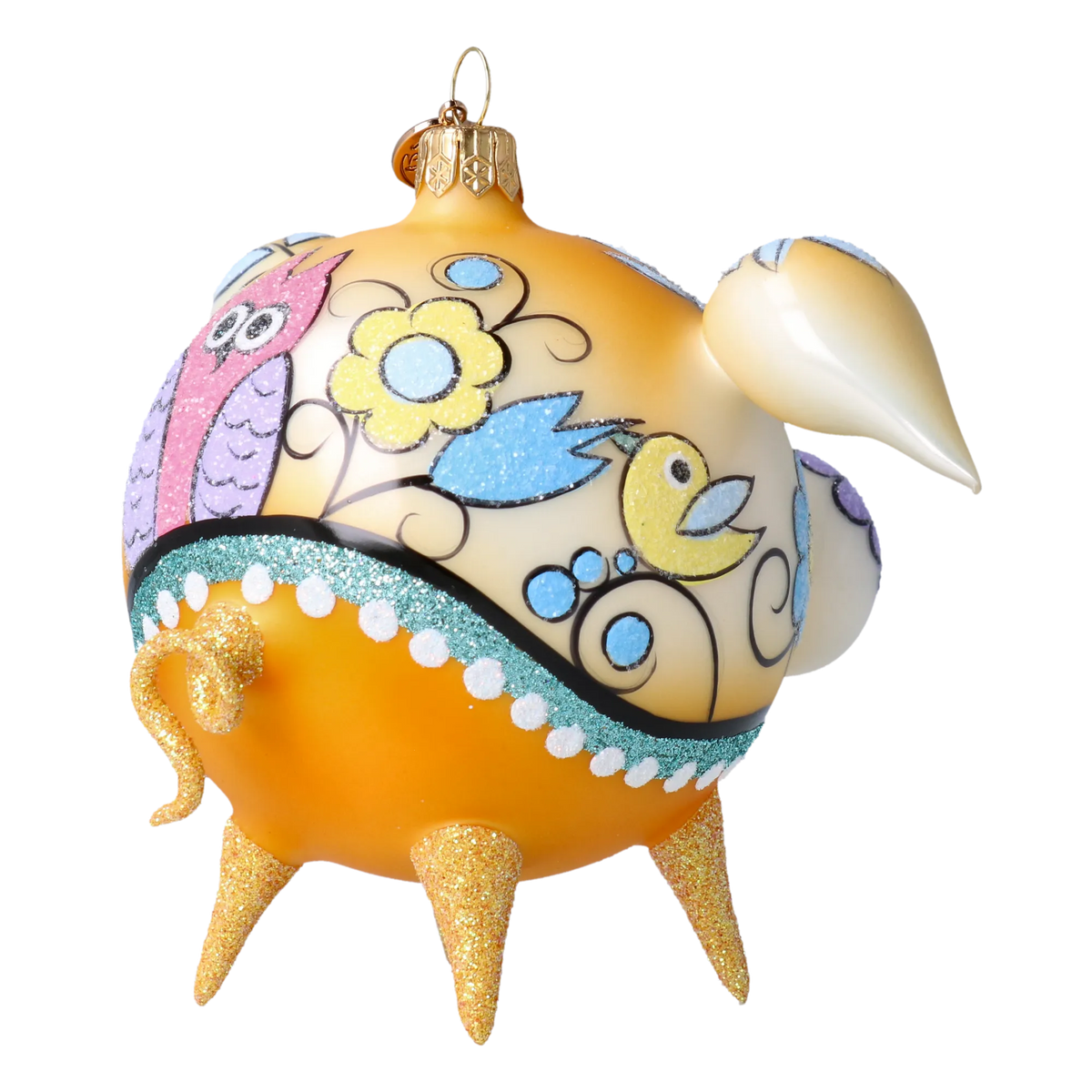 Gentle Meadow Muse | Hand-Painted Glass Ornament | Blubom 2020-071