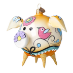 Gentle Meadow Muse | Hand-Painted Glass Ornament | Blubom 2020-071