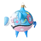 Serene Blossom Trotter | Hand-Painted Glass Ornament | Blubom 2020-073