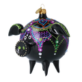Noble Midnight Mosaic | Hand-Painted Glass Ornament | Blubom 2020-075
