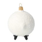 Inquisitive Highland Ram | Hand-Painted Glass Ornament | Blubom 2020-078