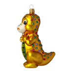 Inquisitive Sovereign | Hand-Painted Glass Ornament | Blubom 2020-082