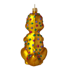 Inquisitive Sovereign | Hand-Painted Glass Ornament | Blubom 2020-082