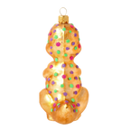 Gentle Gilded Behemoth | Hand-Painted Glass Ornament | Blubom 2020-084