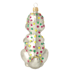 Bashful Sovereign | Hand-Painted Glass Ornament | Blubom 2020-087