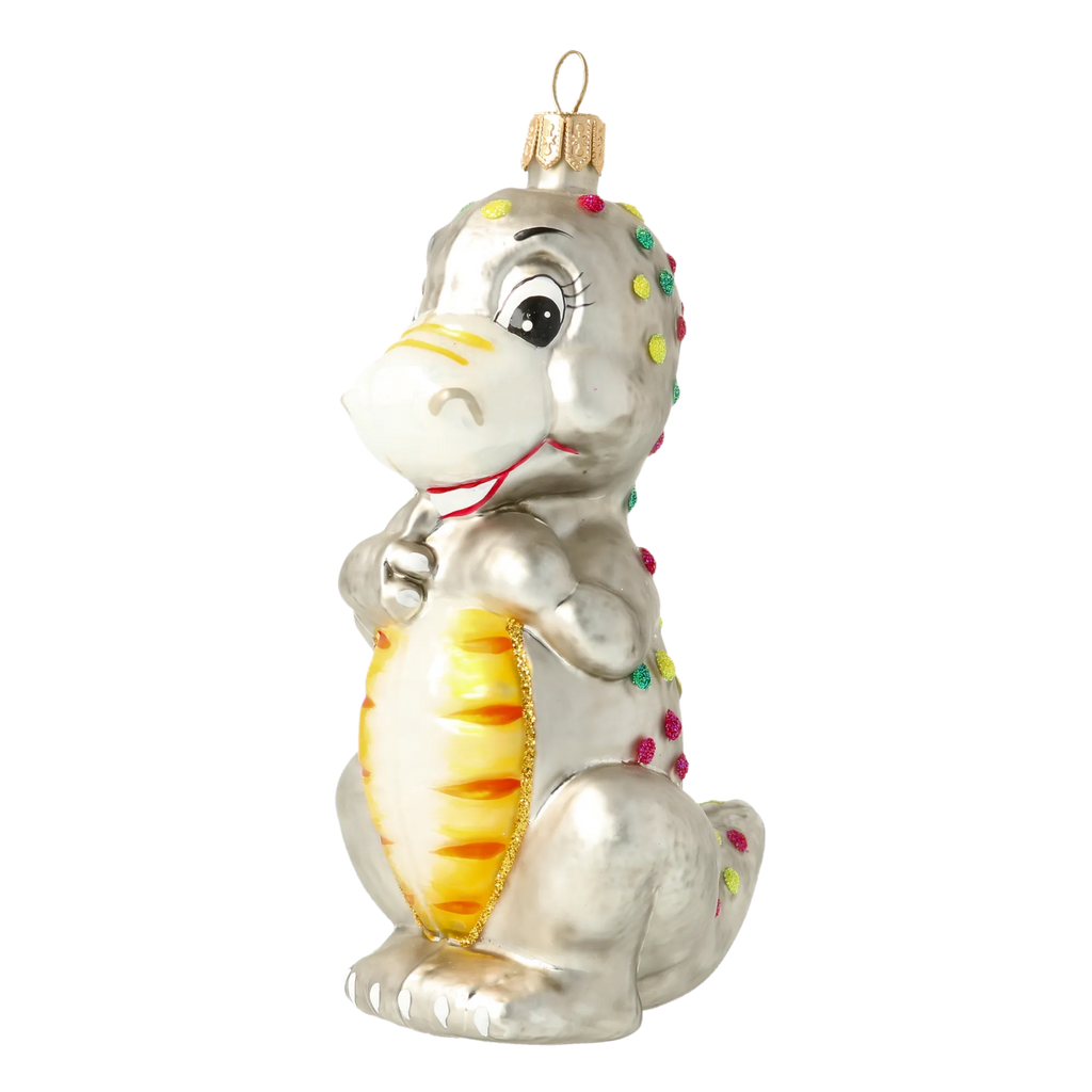 Bashful Sovereign | Hand-Painted Glass Ornament | Blubom 2020-087