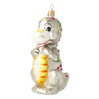 Bashful Sovereign | Hand-Painted Glass Ornament | Blubom 2020-087