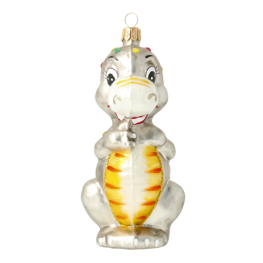 Bashful Sovereign | Hand-Painted Glass Ornament | Blubom 2020-087