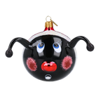 Astonished Midnight Voyager | Hand-Painted Glass Ornament | Blubom 2020-096