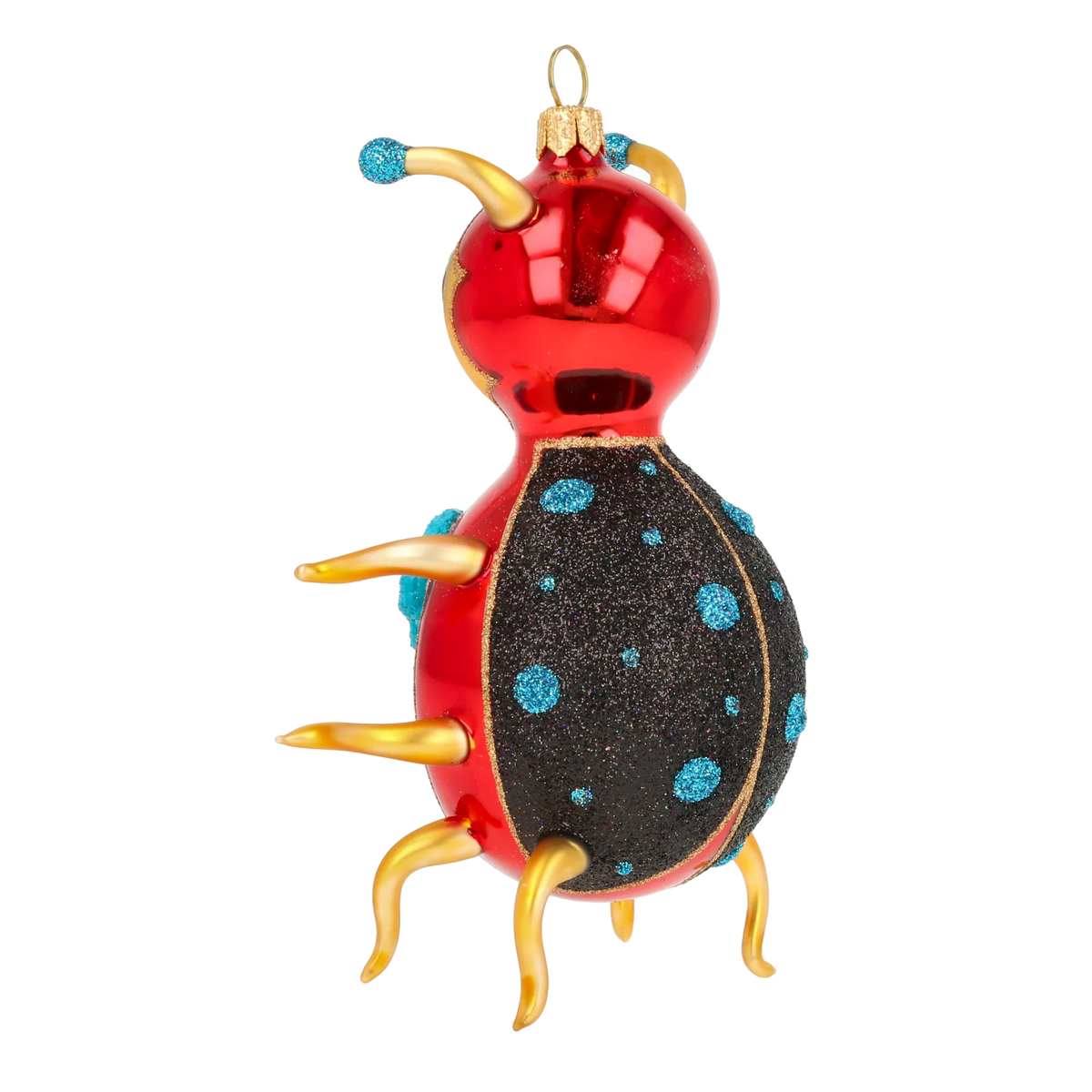 Bashful Meadow Guest | Hand-Painted Glass Ornament | Blubom 2020-097