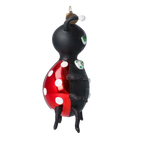 Dapper Midnight Beetle | Hand-Painted Glass Ornament | Blubom 2020-101