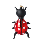 Dapper Midnight Beetle | Hand-Painted Glass Ornament | Blubom 2020-101