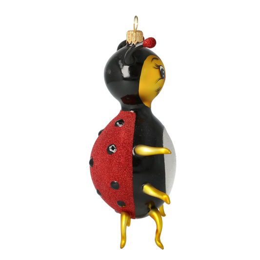 Gilded Onyx Beetle Premium christmas glass ornament 2020-107