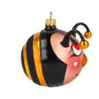 Bashful Heart Beetle | Hand-Painted Glass Ornament | Blubom 2020-110