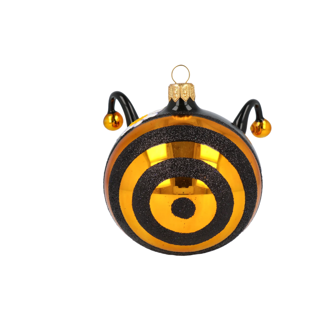 Bashful Heart Beetle | Hand-Painted Glass Ornament | Blubom 2020-110