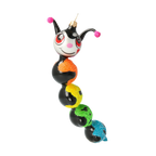 Eccentric Nomad | Hand-Painted Glass Ornament | Blubom 2020-119