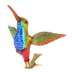 Vivid Nectar Voyager | Hand-Painted Glass Ornament | Blubom 2020-122