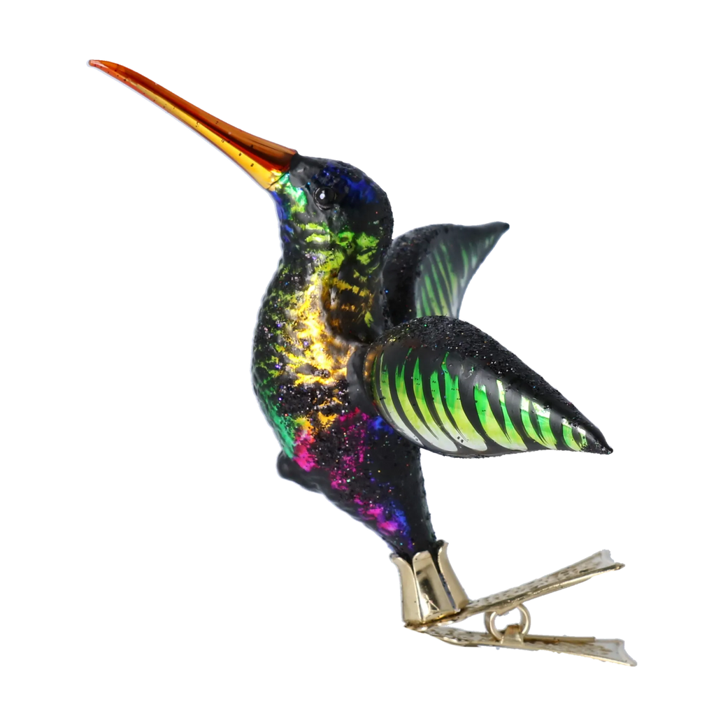 Evanescent Nectar Seeker | Hand-Painted Glass Ornament | Blubom 2020-127