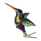 Evanescent Nectar Seeker | Hand-Painted Glass Ornament | Blubom 2020-127
