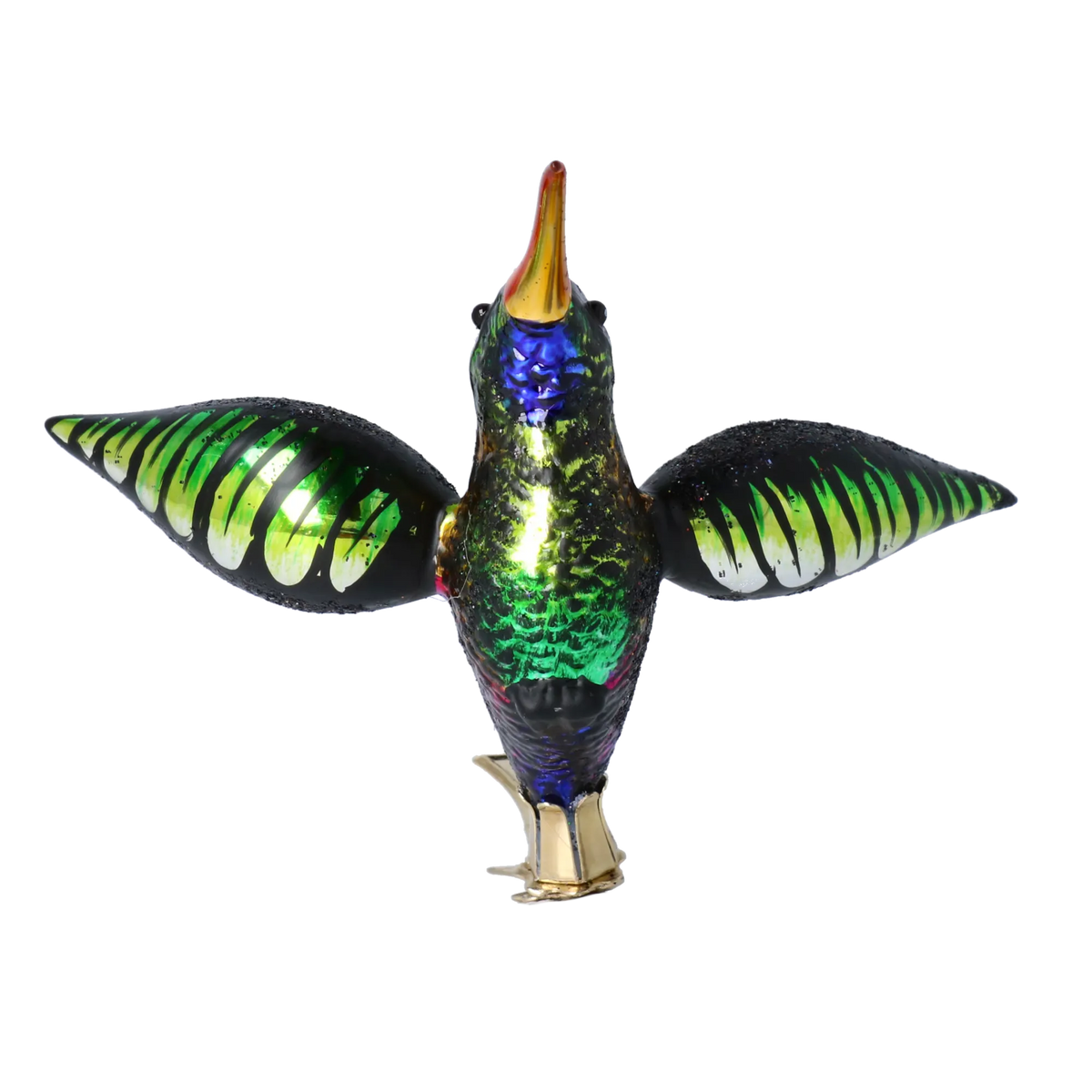 Evanescent Nectar Seeker | Hand-Painted Glass Ornament | Blubom 2020-127