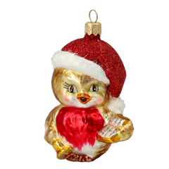 Merry Songbird in Amber & Ruby