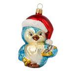 Azure Bell Chorister | Hand-Painted Glass Ornament | Blubom 2020-150