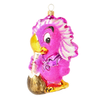 Dapper Island Socialite | Hand-Painted Glass Ornament | Blubom 2020-158