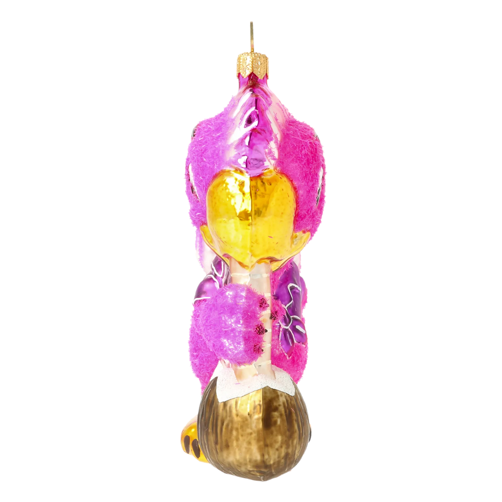 Dapper Island Socialite | Hand-Painted Glass Ornament | Blubom 2020-158