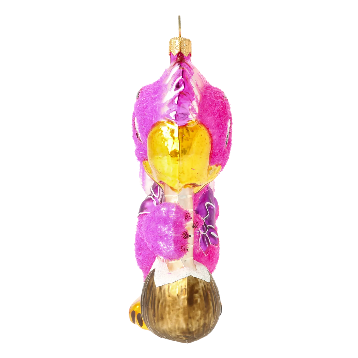 Dapper Island Socialite | Hand-Painted Glass Ornament | Blubom 2020-158