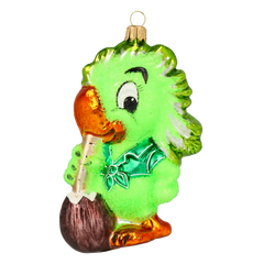 Emerald Parrot with Coconut