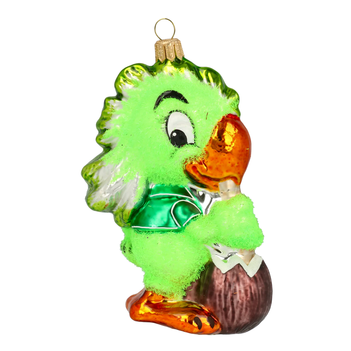 Verdant Island Piper | Hand-Painted Glass Ornament | Blubom 2020-160