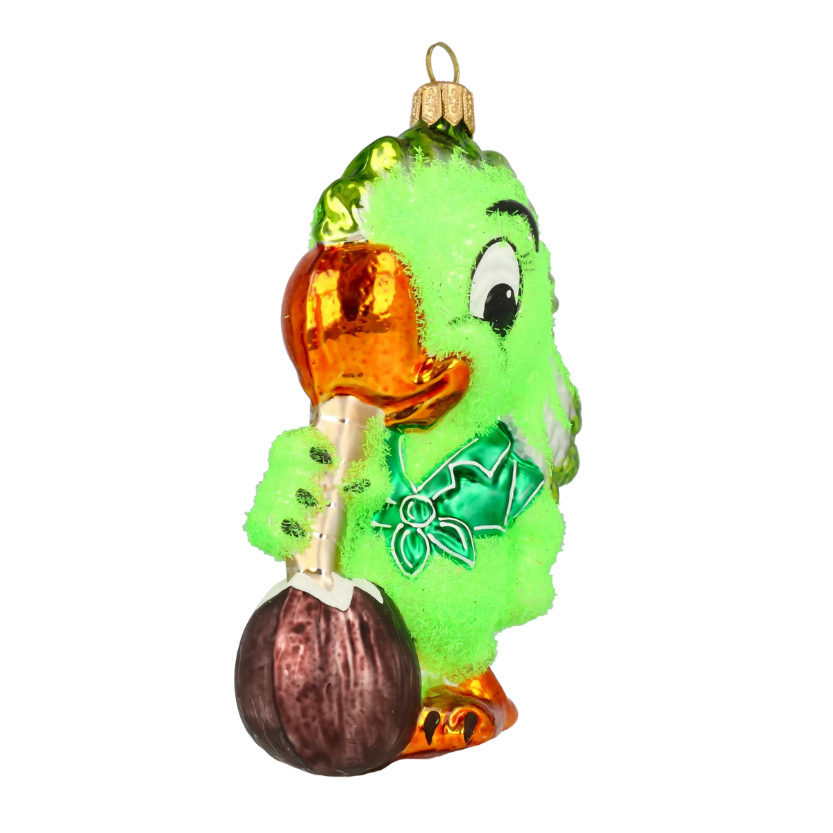 Verdant Island Piper | Hand-Painted Glass Ornament | Blubom 2020-160