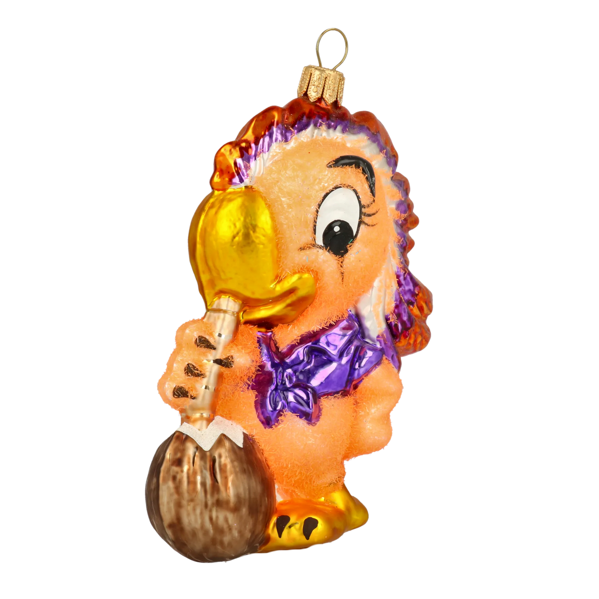 Inquisitive Island Voyager | Hand-Painted Glass Ornament | Blubom 2020-161