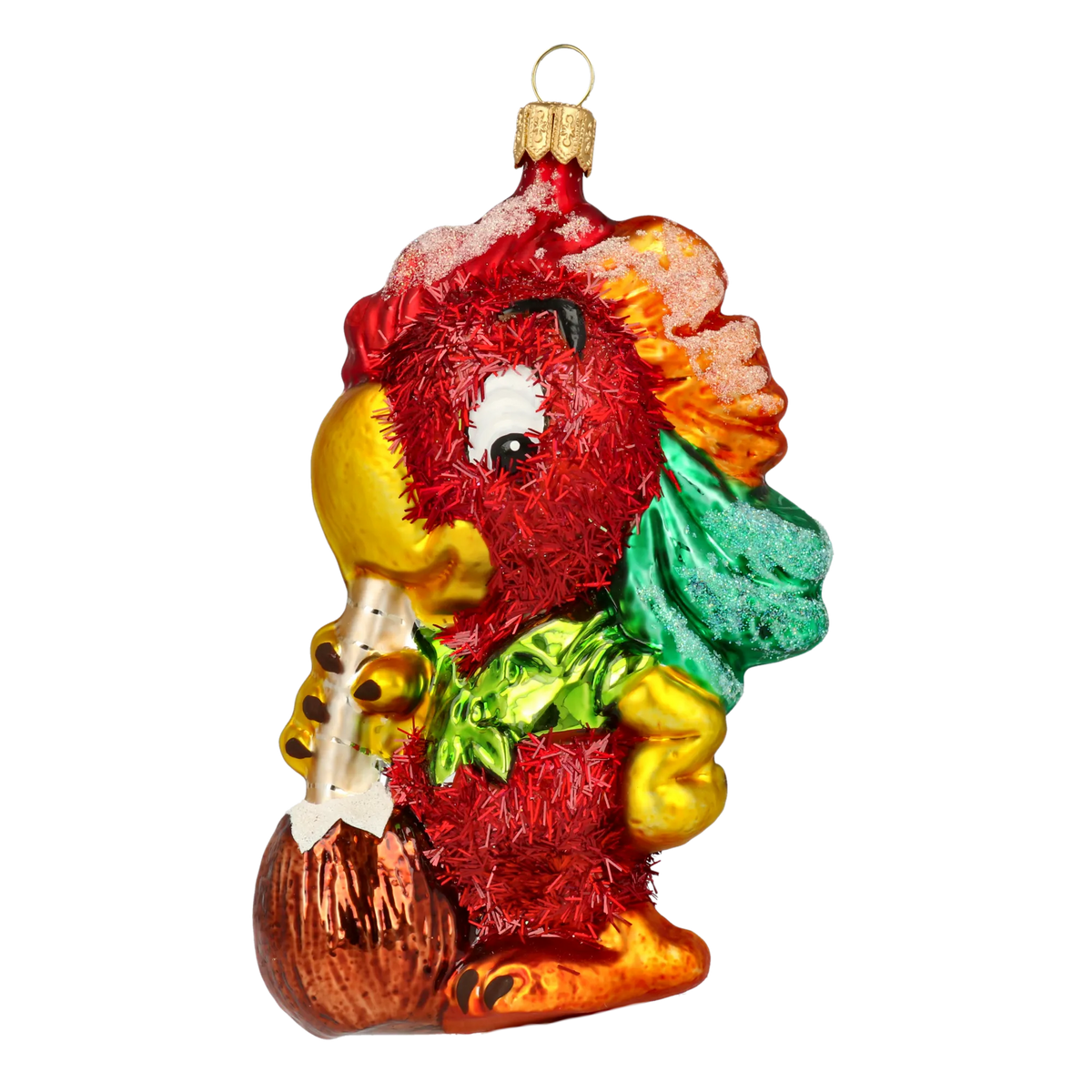 Distant Shore Wayfarer | Hand-Painted Glass Ornament | Blubom 2020-162