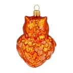 Vigilant Amber Sage | Hand-Painted Glass Ornament | Blubom 2020-165