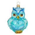 Vigilant Azure Sentinel | Hand-Painted Glass Ornament | Blubom 2020-166
