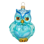 Vigilant Azure Sentinel | Hand-Painted Glass Ornament | Blubom 2020-166