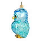 Vigilant Azure Sentinel | Hand-Painted Glass Ornament | Blubom 2020-166