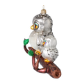 Load image into Gallery viewer, Owl Family Gathering  Handmade Glass Christmas ornament 2020-168
